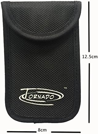 Car Key Signal Blocker Case, Faraday Bag for Car Keys Keyless Entry Fob Guard RFID Signal Blocking Pouch Bag, keyless car key signal blocker pouch, Protection RFID/WIFI/NFC Blocker by Tornado
