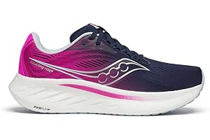 Saucony Sneaker Ride 18 Donna, Luna/Woodrose, 40 EU