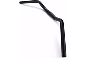 SENQI Road Bicycle MTB Handlebar Comfortable Vintage Highway Fixed Gear Handlebar M Aluminum Alloy Riser Bar (25.4mm x 540mm, 600mm)