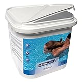 No modifica el pH del agua Astralpool 11394 Di-Cloro, Granulado 55%, Blanco, 20x20x20 cm