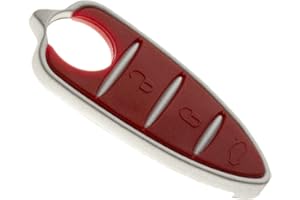 Jongo - Pulsanti di Ricambio per Guscio Chiave Compatibile con Alfa Romeo Mito, Giulietta, GTA,159, Brera | Custodia Chiave Plip Macchina Furgone Telecomando 3 Pulsanti
