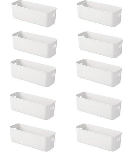 Opbergdozen, Opbergbakjes, Pak van 6 Plastic Organizer