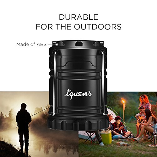 LED Campinglampe, Tquens® Zusammenklappbare, Superhelle, Wasserdichte Camping Laterne, Taschenlampe – L400 (000EH20692) - 4