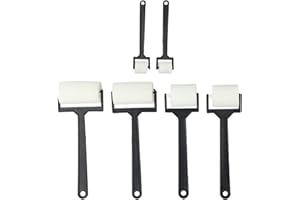 ZYWUOY Inspirer les jeunes artistes avec un ensemble complet de 6 rouleaux de peinture en éponge sans danger pour les enfants