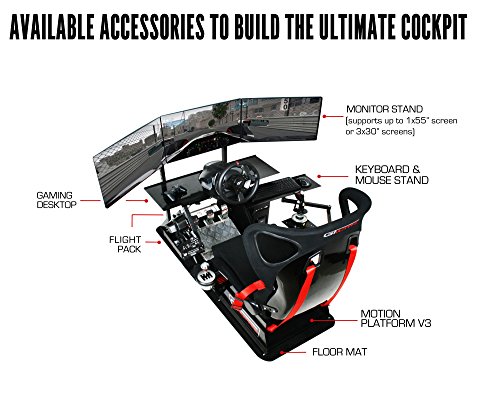 Siguiente nivel Racing soporte de volante de carreras y pedal plegable  PC  Xbox  PS4 