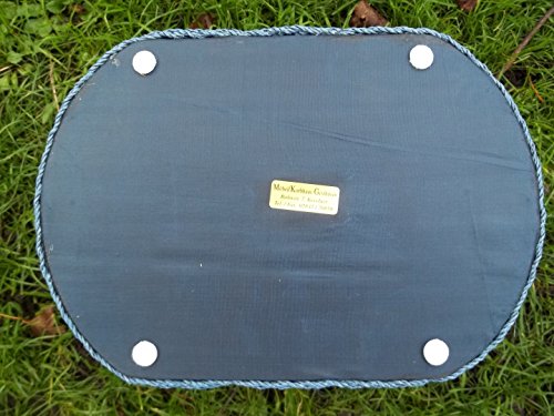 Nähkästchen, Nähkorb, Handarbeitskorb in blau-bunt, oval, Sonderserie von Korbhaus Gesthüsen - 3