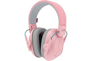 Alpine Muffy Kids Ear Defenders Children aged up to 16 – CE & UKCA Certified – 25 dB Noise Cancelling Headphone for Autism, Sensory Aid – Premium Hearing Protection with Adjustable Headband – Pink