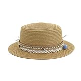 Wansan Chapeau de Soleil Chapeau de Paille Parasol Suspendu décoration été Soleil Kaki