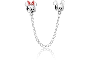 H.ZHENYUE Animal Cartoon Mouse Dog Charm para pulseras Plata de Ley 925 para Compatible con Pulseras y Pulseras Europeas,regalo para el cumpleaños del día de la madre para mujeres y niñas