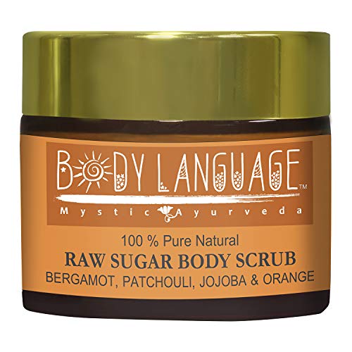 Body Language - RAW SUGAR BODY SCRUB - Bergamot, Patchouli, Jojoba & Orange- Natural Luxury Ayurveda 200 GRM RS.604 (35.00% Off) - Amazon Body Language - RAW SUGAR BODY SCRUB - Bergamot, Patchouli, Jojoba & Orange- Natural Luxury Ayurveda 200 GRM RS.604 (35.00% Off) - Amazon
