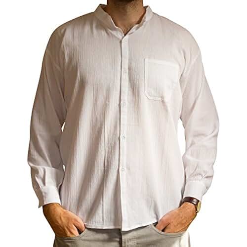 Amazon.co.uk mens cheesecloth shirts