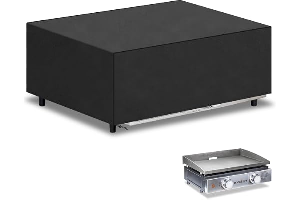 VANSHEIM Housse pour Plancha Exterieur Housse Protection Plancha Extérieur 60x45x25 Bâche Plancha Extérieur Imperméable Housse Petit Barbecue Exterieur Anti-UV Tissu Oxford