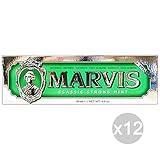Material principal: crema. Set 12 MARVIS Pasta De Dientes Clásica Menta Fuerte Ml 85 Cuidado Y Higiene Dental
