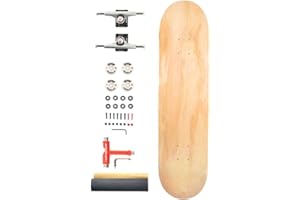Venom Skateboards Complete Skateboard Core kit - Plain Skateboard - Skateboards for Kids/Teenage/Boys/Girls Adults Beginners Advance - Deck/Trucks/Bearings Abec 9 /Skateboard Wheels/Griptape/Tool