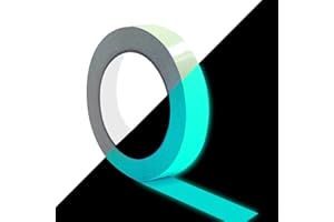 TEFELAN Fluoreszierendes Klebeband, Blau Reflektorband Selbstklebend, Warnband, Wasserdichte Aufkleber für Treppen, Wände und Ausfahrtsschilder Leuchtendes Leuchtendes Klebeband