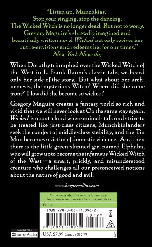 Book's Cover of Wicked: The Life and Times of the Wicked Witch of the West