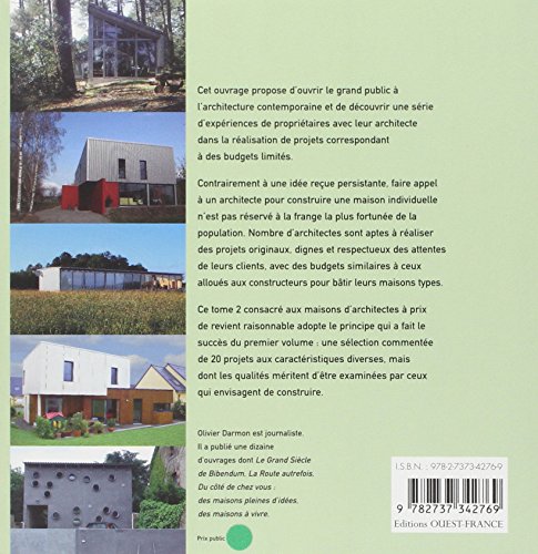 Couverture du livre de 20 maisons d'aujourd'hui à 100 000 Euros