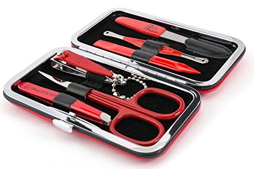 Drei Schwerter | Exklusives 6-teiliges Maniküre – Pediküre – Nagelpflege-Set / Etui | Marken-Qualität (000101) - 2