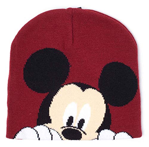 Preisvergleich Produktbild Disney Mickey Mouse Mütze Beanie Magic face Logo Jacquard Nue offiziell