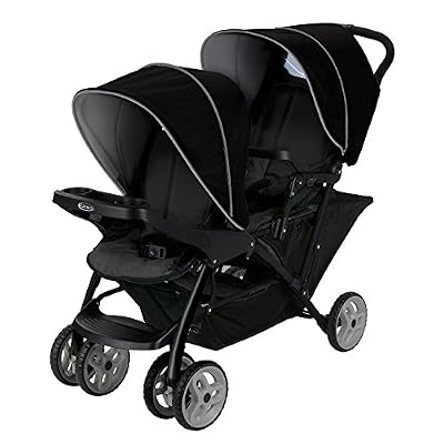 Graco Stadium Duo Click Connect poussette, noire et grise