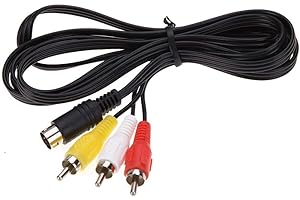 WICAREYO 1.8m Audio Video AV Wire Kabel 9Pin zu RCA Anschlusskabel Kompatibel für Genesis 2 3