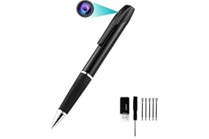 Kaleser HD 1080P kamera szpiegowska, mini ukryta kamera z piórem, rejestrator wideo, przenośna kieszonkowa kamera do klas, biznesu, konferencji i bezpieczeństwa