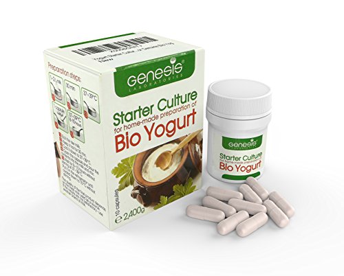 Cultivo de yogur búlgaro - Paquete de 10 cápsulas para preparar bio-yogur genuino