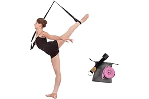 ‎BEZIONER Beinstrecker Yoga-Gurt Beinspreizer Fitnessbänder mit Türanker Schlagpolster für Yoga,Ballett,Tanzen & Gymnastik