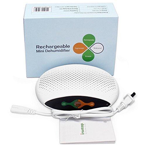 Hommii INVTOP Mini Luftentfeuchter kabellos tragbar Dehumidifer aufladbar ganz leicht bequem für Reise Schrank Regal Schlafzimmer zu Hause Büro TOP-200 Weiß - 7