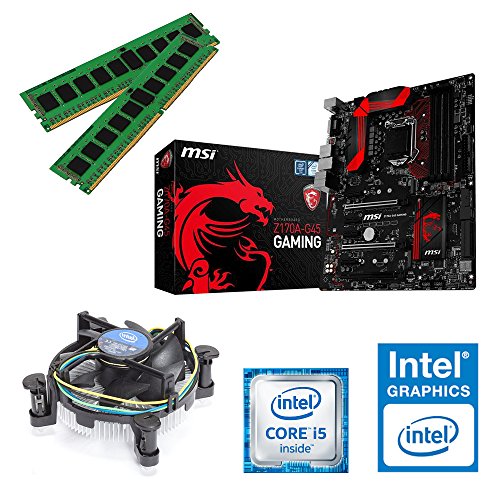 One PC Aufrüst-PC | Intel Core i5-7600K, 4 x 3.80GHz | Kabylake | montiertes Aufrüstset | Mainboard: MSI Z270A Gaming M3 | 16 GB RAM (2 x 8192 MB DDR4 Speicher 2133 MHz) | CPU Mainboard Gehäuse Bundle | Grafik: Intel HD 530 | Gehäuse: BitFenix Shinobi USB3.0 | 550W Corsair VS550 80+ | komplett fertig montiert! - 2