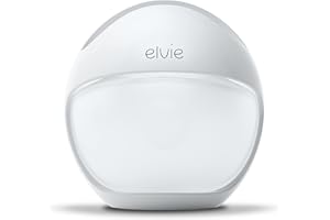 Elvie Curve Sacaleches Manual – Extractor de Leche Materna Manual y Manos Libres – Sacaleche Portátil y Discreto de Silicona sin BPA – Manual Breast Pump Fácil de Usar