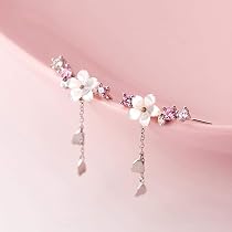 Orecchini Borchie VOROCO In Argento 925 Con Zirconi - Regalo Per Donna Con Confezione Regalo