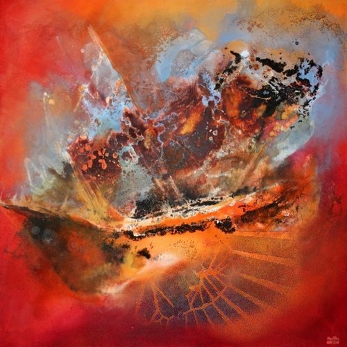 Designer Schablone, Motiv Strahlen, 7UG 003, Texturen für Künstler - 3