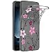Produktbild OOH!COLOR Original Silikon Hülle für SAMSUNG GALAXY J5 2016 J510| Ultra-slim Tasche mit Motiv ROZ003 Rose Blumen elastische Cover dünn Bumper transparent Floral Design Case slim Etui
