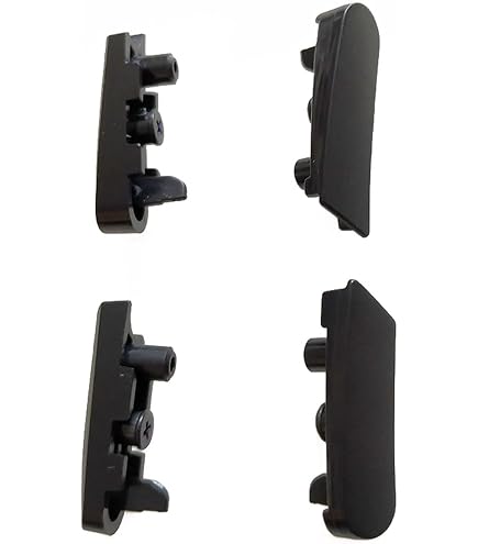 Boutons De Souris Latéraux Ergonomiques – Remplacement Pour Gaming, Clic Silencieux, 2 Pièces, Noir