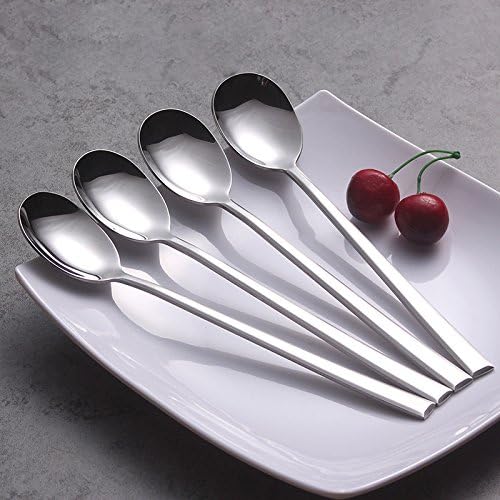 Stainless Steel Long-Handled Spoon 4 Sets Of Tableware Spoon