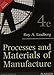 Produktbild Process And Materials Of Manufacturing