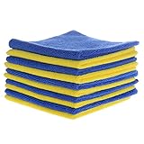 Ultra Soft Premium Microfiber Cloth - European Standard - Car Cleaning Cloth - Designed for Clean dust - Polishing Car - Bike - Scooter - Glass Kit - Window Glasses - Laptops - t.v - Kitchen Accessories - Highly Absorbent - Anti Scratch - Lint Free - Streak Free - Reusable Hundreds of Times. Limited Version 340GSM ( Set of 2 Pieces in a Pack). RS.158 (60.00% Off) - Amazon