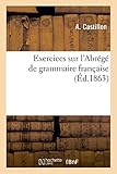 Image de Exercices sur l'Abrégé de grammaire française