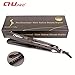 Professional Argan Vapor Steam Hair Straightener Flat Iron CHJPro Ceramic Plate with Locking Switch (NOT Included Argan Oil)