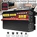 Produktbild SHIJING Wechselrichter 12V / 24V 220V 2000/3000 / 4000W Spannungswandler Reine Sinus Wechselrichter DC12V zu AC 220V Wandler + 2 LED Anzeige,12v,2000W