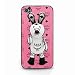 Produktbild TPU Hülle Superdünn Stoßfest Tasche MCM Hülle, Apple Iphone 4 Pink Pattern Rabbit Serizes MCM Handyhülle, MCM Schutzhülle Hard Silikon Bumper Hülle, MCM Telefonkasten Für Apple Iphone 4S