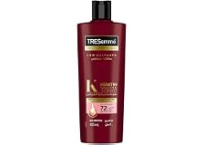 TRESEMMÉ Keratin Smooth & Straight Shampoo with Argan oil, enjoy up to 72 hours of frizz control, 400ml