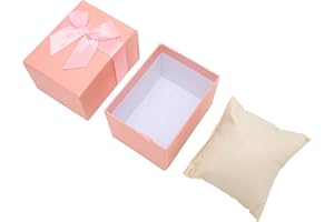 shenruifa Watch Storage Box Bowknot Watch Case Watch Gifts Box for Christmas Anniversary Birthday