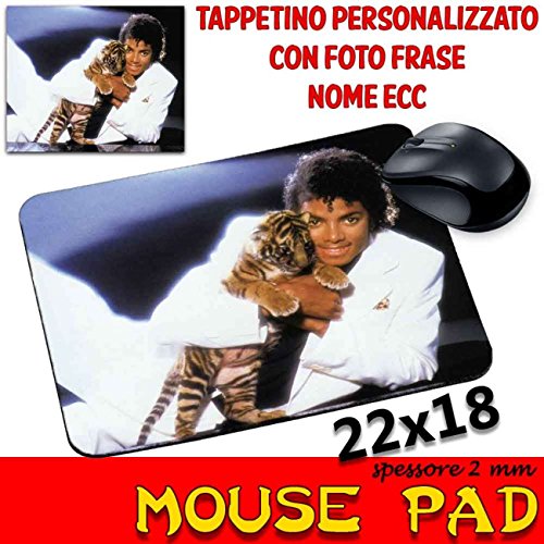 Preisvergleich Produktbild csm Informatica Personalisiertes Michael Jackson Thriller Mauspad Tiger