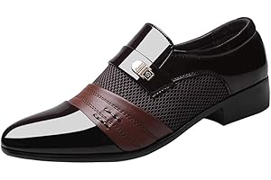 LIADDKV Chaussures de costume tendance pour homme Oxford Chaussures en cuir Chaussures de mariage Chaussures basses à lacets Business Chaussures classiques à lacets 38-47