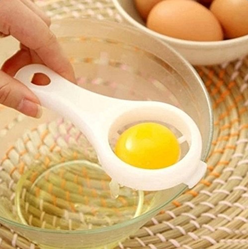JUNGEN Eigelbtrenner DIY Eigelb Separator Küchenhelfer Eiertrenner Eier trennen Trenner Ei weiß Eggwhite - 8