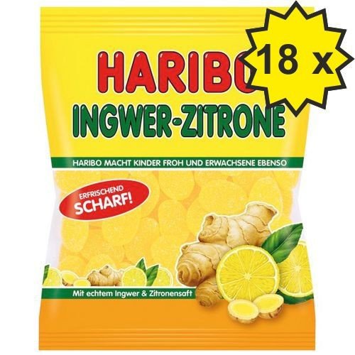 Haribo Ingwer Zitrone (18x 175g Beutel) Haribo Ingwer Zitrone (18x 175g Beutel)