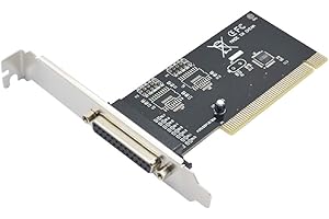 Jeirdus PCI Parallel Port Expansion Card - DB25 LPT Converter with Low Profile Bracket for Desktop PC