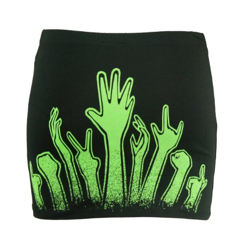 Kreepsville 666 Zombies love me mini skirt